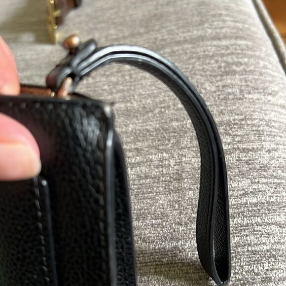 Kate Spade Black Ava Wristlet with Card organizers fits iPhone - Picture 5 of 5